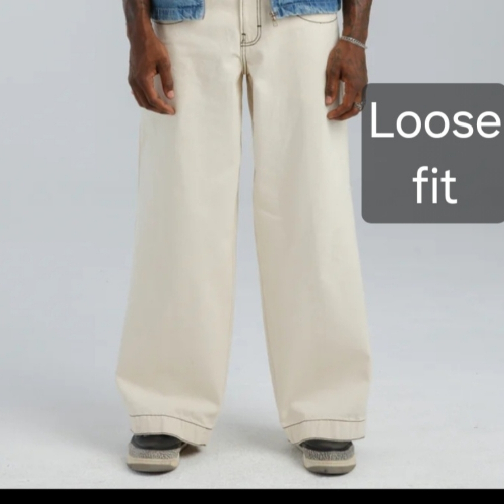 Men's White Jeans